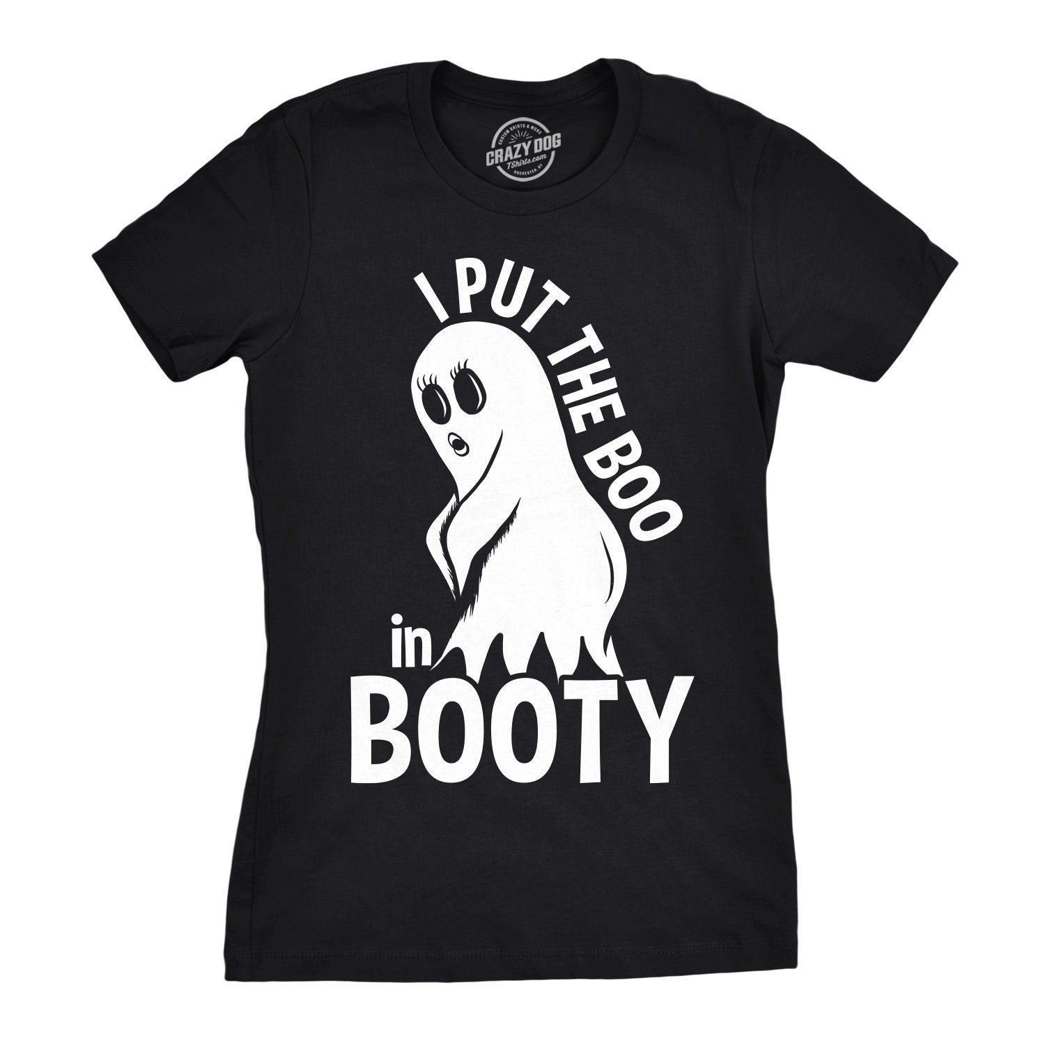 Halloween Ghost Shirts Funny Halloween Shirts Ladies I Put The Boo in Booty Funny Ghost shirts Funny Halloween Costumes Graphic Tee – Warm & Stylish · High-Quality Print
