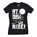 Witch Broomstick Shirt At Dusk We Ride Face Occult Shirts Halloween Witch T Shirt Womens Funny T Shirt Full Moon shirts Funny Witch Graphic Tee – Premium Graphic · Trending Graphic Apparel