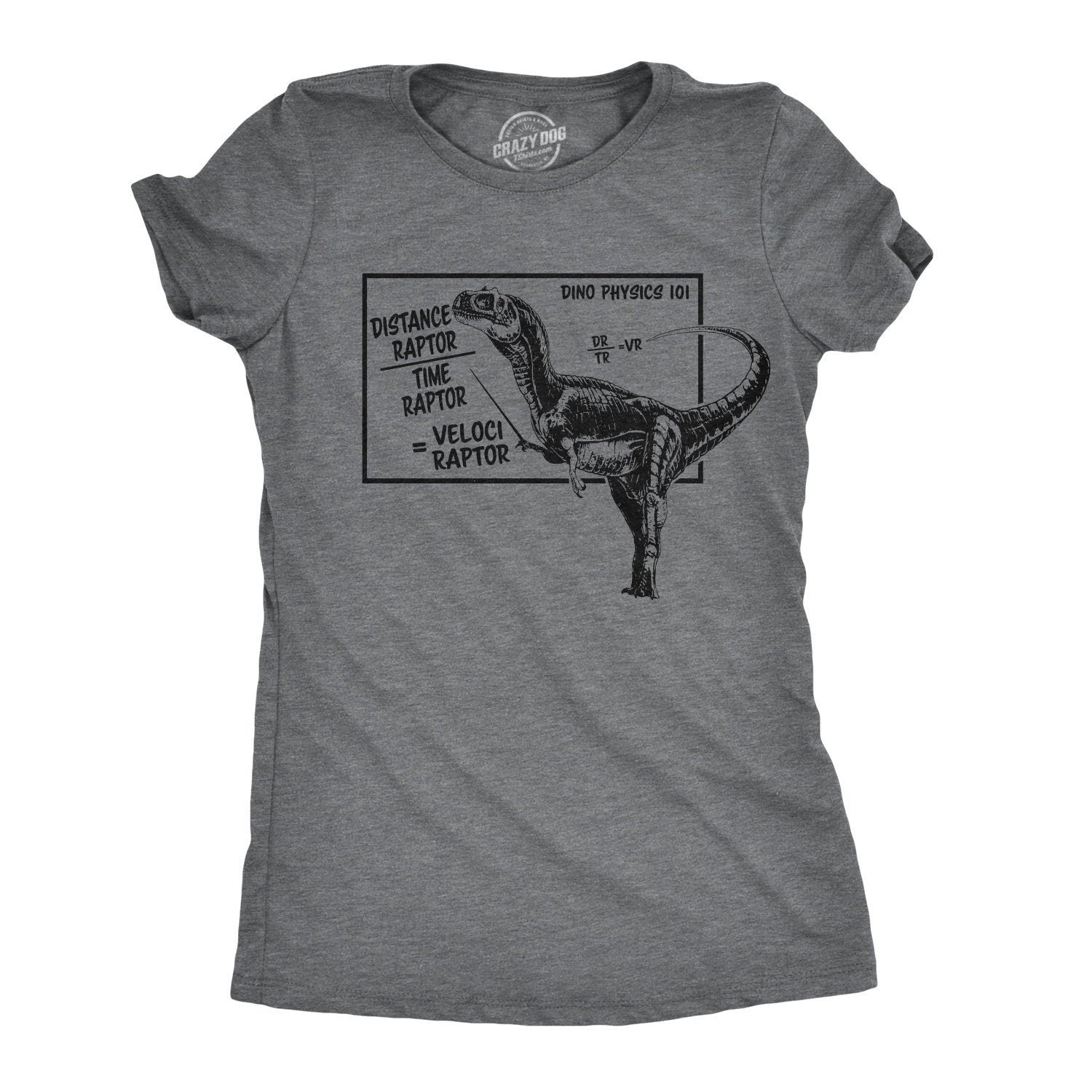 Funny Raptor Tshirt Dinosaur Shirt Women Funny Science Tee Dino Math Shirt Distance Raptor Over Time Raptor Velocity Raptor Graphic Tee – Feel-Good Design · Must-Have Style