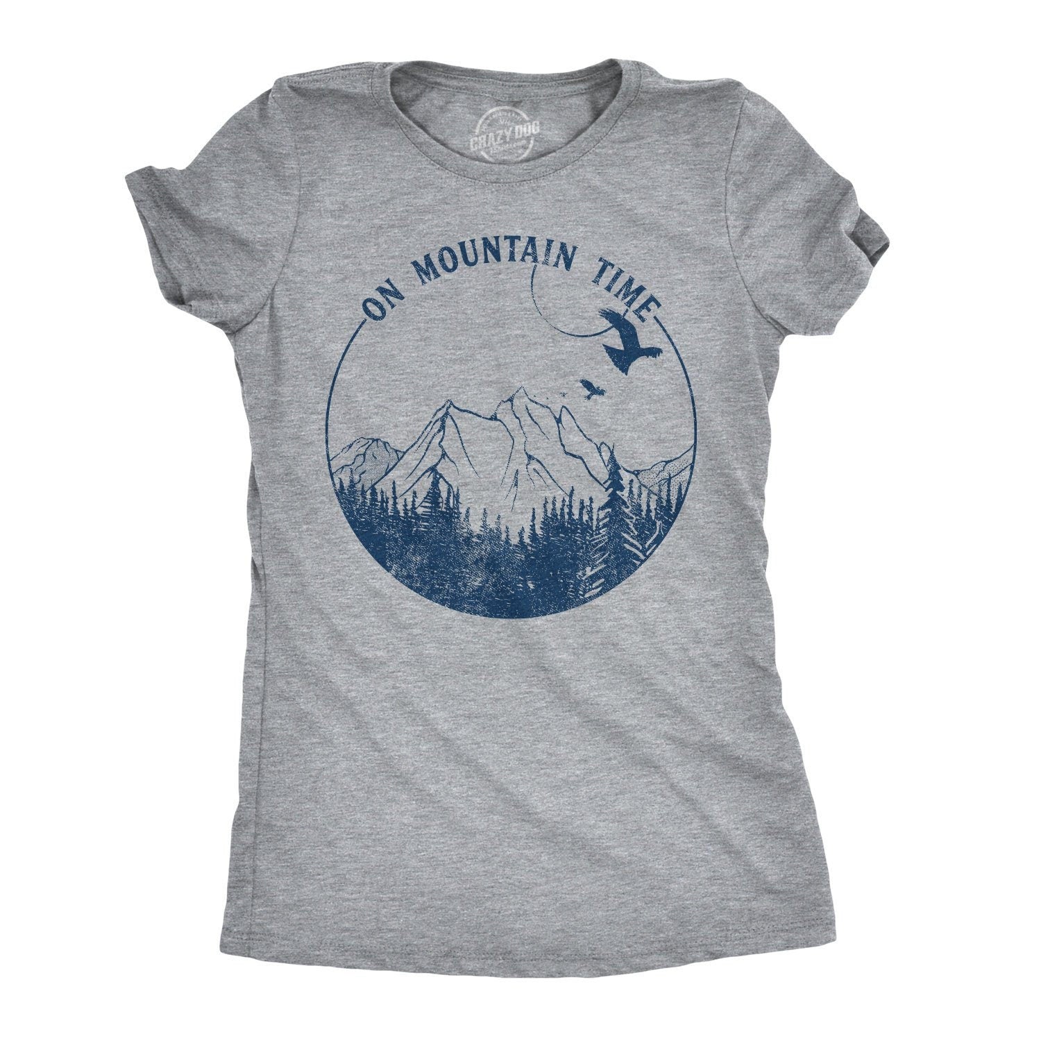Mountains Shirt Woman Camping Gift Womens Hiking T Shirt Happy Camper T shirt Funny Camping Shirt For Women On Mountain Time Shirt Graphic Tee – Premium Graphic · Great Gift For Fans