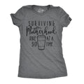 Funny Mom Shirts Cute Mom Shirts Sayings Coffee Mom Tees Funny Mum With Kids Shirt Gift for Stressed Mom Surviving Motherhood One Sip Graphic Tee – Warm & Stylish · Great Gift For Fans