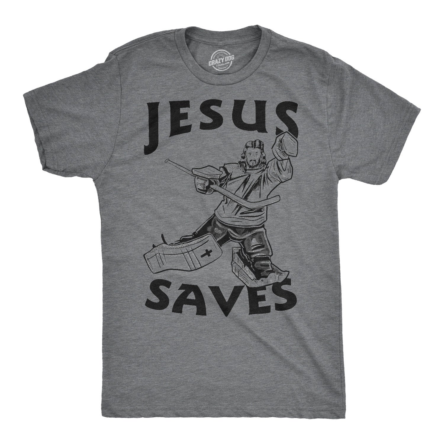 Jesus Saves Hockey T Shirt Mens Hockey Shirt Mens Sports T Shirt Sports Tee Gifts for Guys Gift for Hockey Player Jesus Shirt Goalie Graphic Tee – Easygoing Wear · Trending Graphic Apparel