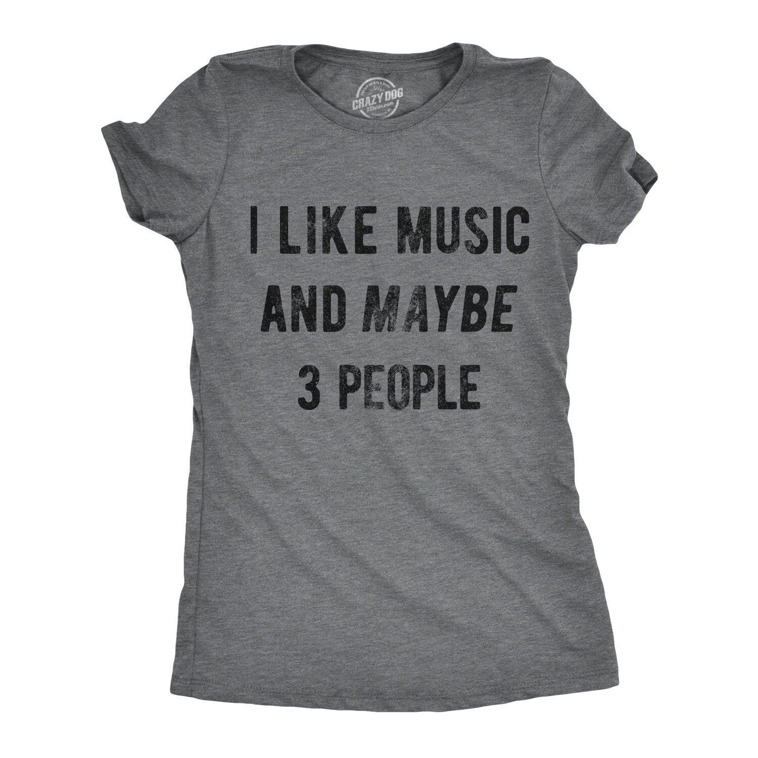 Funny Music Women Tshirts Music Lover Gift Joke Music Shirt Woman Musician Shirts I Like Music And Maybe 3 People Sarcastic Musicians Graphic Tee – Bold Style · High-Quality Print