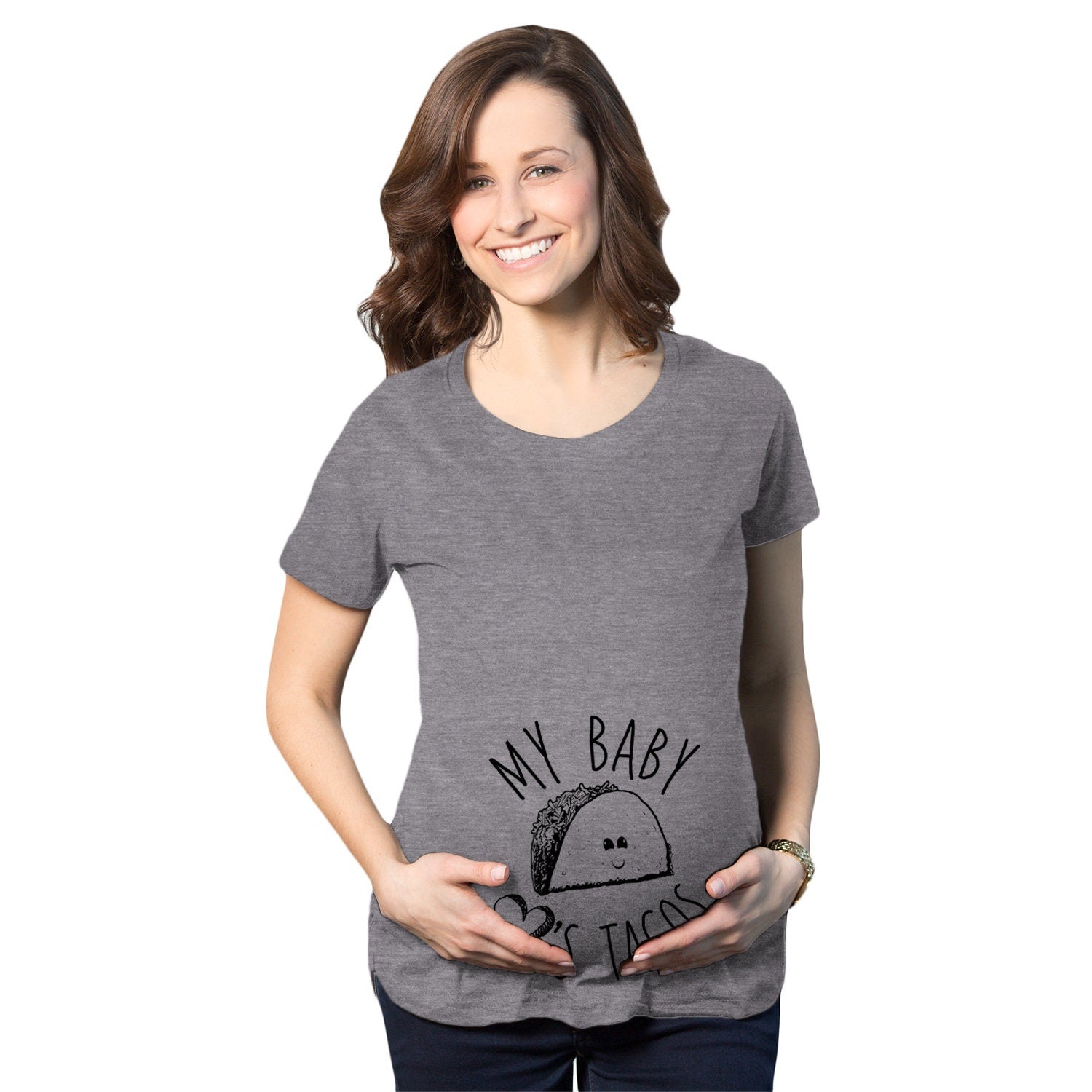 My Baby Loves Tacos Shirt Funny Maternity Shirt Cute Pregnant T Shirt Taco T shirt Pregnancy Reveal Shirt Baby Announcement Shirt Graphic Tee – Soft Feel · Trending Graphic Apparel