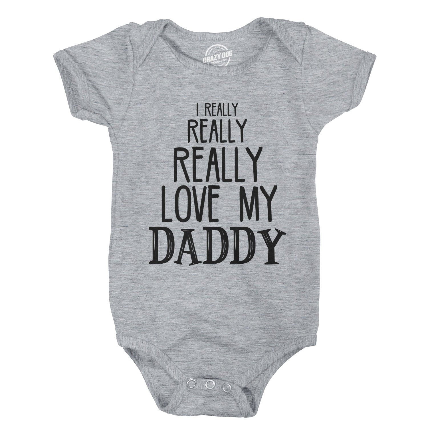 Funny Baby Clothes Baby Creeper Rompers With Sayings Cute Romper Love Dad Romper Funny Romper I Really Love my Daddy Graphic Tee – Everyday Comfort · Top Pick For Any Outfit