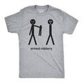Armed Robbery Stick figure shirt Stick Men Shirt Funny Mens Shirt Sarcastic Shirt For Men Funny Saying Shirts Hilarious Mens Graphic Tee – Easygoing Wear · Must-Have Style