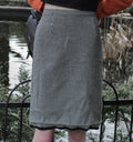 Vintage 60s Houndstooth Pencil Skirt Graphic Tee – Aesthetic Look · Trending Graphic Apparel