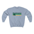 Washington Sweatshirt Retro Camping Adult Unisex Crewneck Washington Sweatshirt Personalization Available Sweatshirt – Bold Style · Perfect For Daily Wear