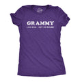 Funny Grandma Shirt Gift For New Grandma Mothers Day Gift Funny Shirt For Grandma Grammy Shirt Grammy Like Mom But No Rules Grammy Tee Graphic Tee – Soft Feel · Great Gift For Fans