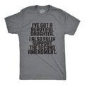 Dad Daughter Shirt Funny Mens Tshirt Tshirt for Dads Fathers Day Gift Beautiful Daughter Second Amendment T Shirt Gun Owner Tshirts Graphic Tee – Fan Favorite · Perfect For Daily Wear