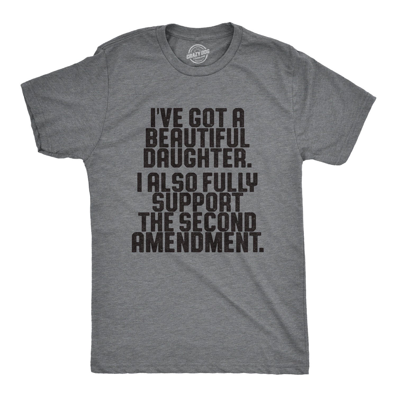 Dad Daughter Shirt Funny Mens Tshirt Tshirt for Dads Fathers Day Gift Beautiful Daughter Second Amendment T Shirt Gun Owner Tshirts Graphic Tee – Fan Favorite · Perfect For Daily Wear