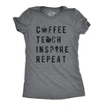 Funny Teacher Shirts Women Quotes Sayings Shirt For Professor Joke Teaching Gift Sarcastic Back To School Coffee Teach Inspire Repeat Graphic Tee – Bold Style · Trending Graphic Apparel