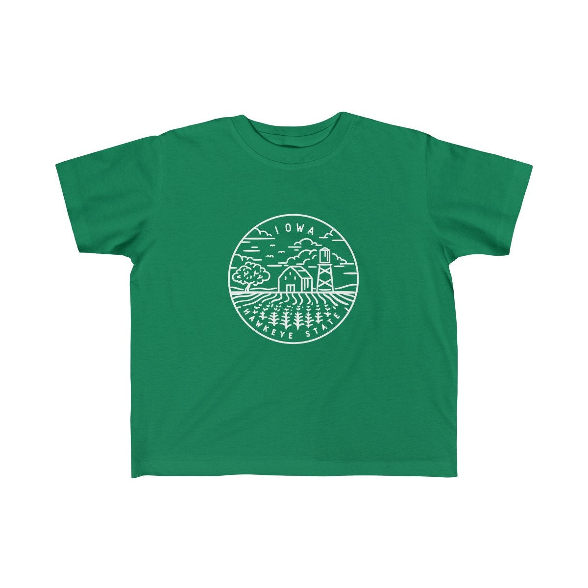 Iowa Toddler Shirt State Design Iowa Kid39s TShirt Personalization Available Graphic Tee – Warm & Stylish · High-Quality Print