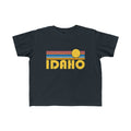 Idaho Toddler Shirt Retro Sunrise Idaho Kid39s TShirt Personalization Available Graphic Tee – Easygoing Wear · Top Pick For Any Outfit