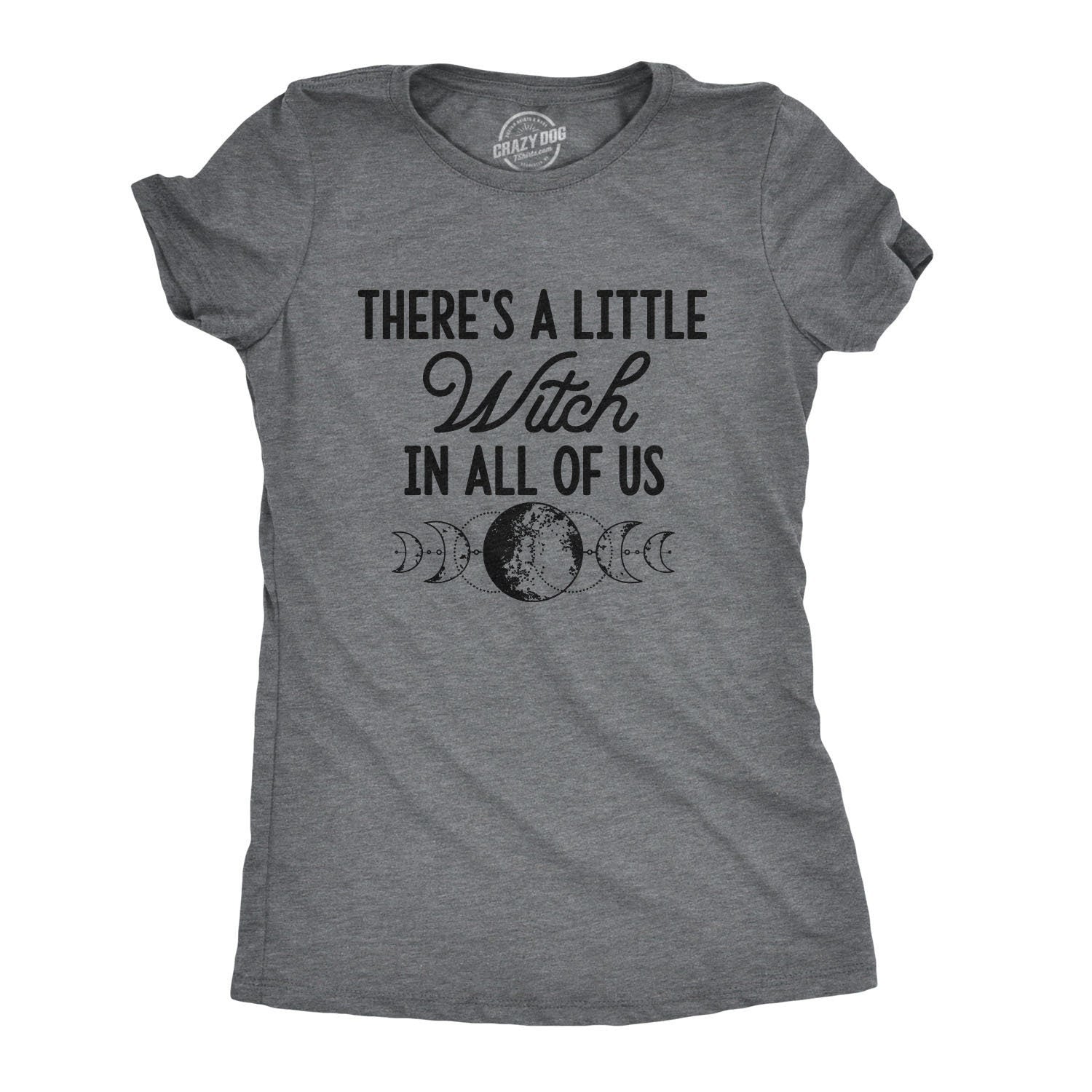 Witch Shirt Pagan TShirt Occult Shirt Little Witch In All Of Us Witch Shirt Hippie Shirts Vintage Tee Halloween Shirts Moon Shirts Graphic Tee – Easygoing Wear · High-Quality Print