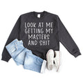 Masters Degree Graduation Gifts Masters Graduation Shirt Masters Graduation Birthday Gifts for Men and Women Sweatshirt Sweatshirt – Soft Feel · Trending Graphic Apparel