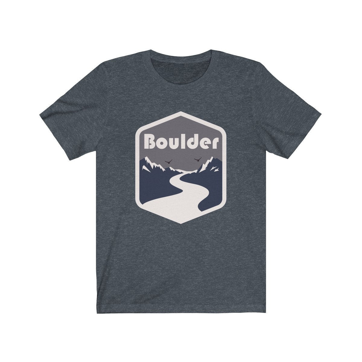 Boulder Colorado Shirt Mountain Road Unisex Boulder TShirt Personalization Available Graphic Tee – Fan Favorite · Perfect For Daily Wear