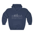 Sioux Falls Hoodie Adult Unisex Skyline Sioux Falls South Dakota Sweatshirt Personalization Available Hoodie – Everyday Comfort · High-Quality Print