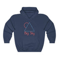 Big Sky Montana Hoodie Minimal Mountain Adult Unisex Big Sky Sweatshirt Personalization Available Hoodie – Bold Style · Trending Graphic Apparel