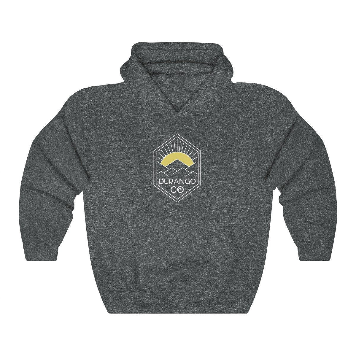 Durango Colorado Hoodie Yellow Sunrise Unisex Durango Sweatshirt Personalization Available Hoodie – Fan Favorite · High-Quality Print
