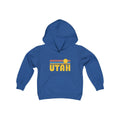 Utah Youth Hoodie Retro Sunrise Utah Youth Sweatshirt Personalization Available Hoodie – Fan Favorite · High-Quality Print
