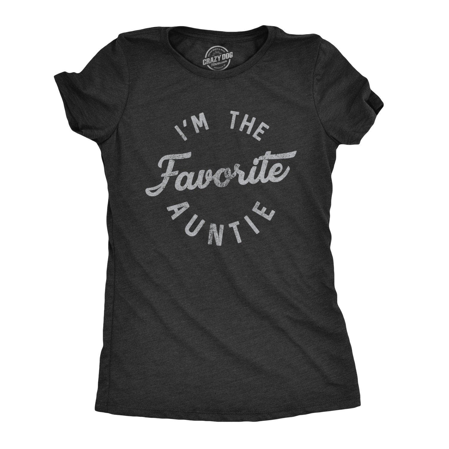 Funny Aunt Shirt Gift For Aunt Auntie Tees Funny Shirt For Women Aunt Shirt FunnyI39m The Favorite AuntieAuntie Shirts Cute Aunt Gifts Graphic Tee – Easygoing Wear · Perfect For Daily Wear