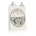Minnesota Poster State Design Minnesota Print Picture Hand Drawn Art Personalization Available Graphic Tee – Easygoing Wear · Trending Graphic Apparel