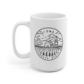 Iowa Mug State Design Ceramic Iowa Mug 11oz 15oz Personalization Available Graphic Tee – Bold Style · Great Gift For Fans