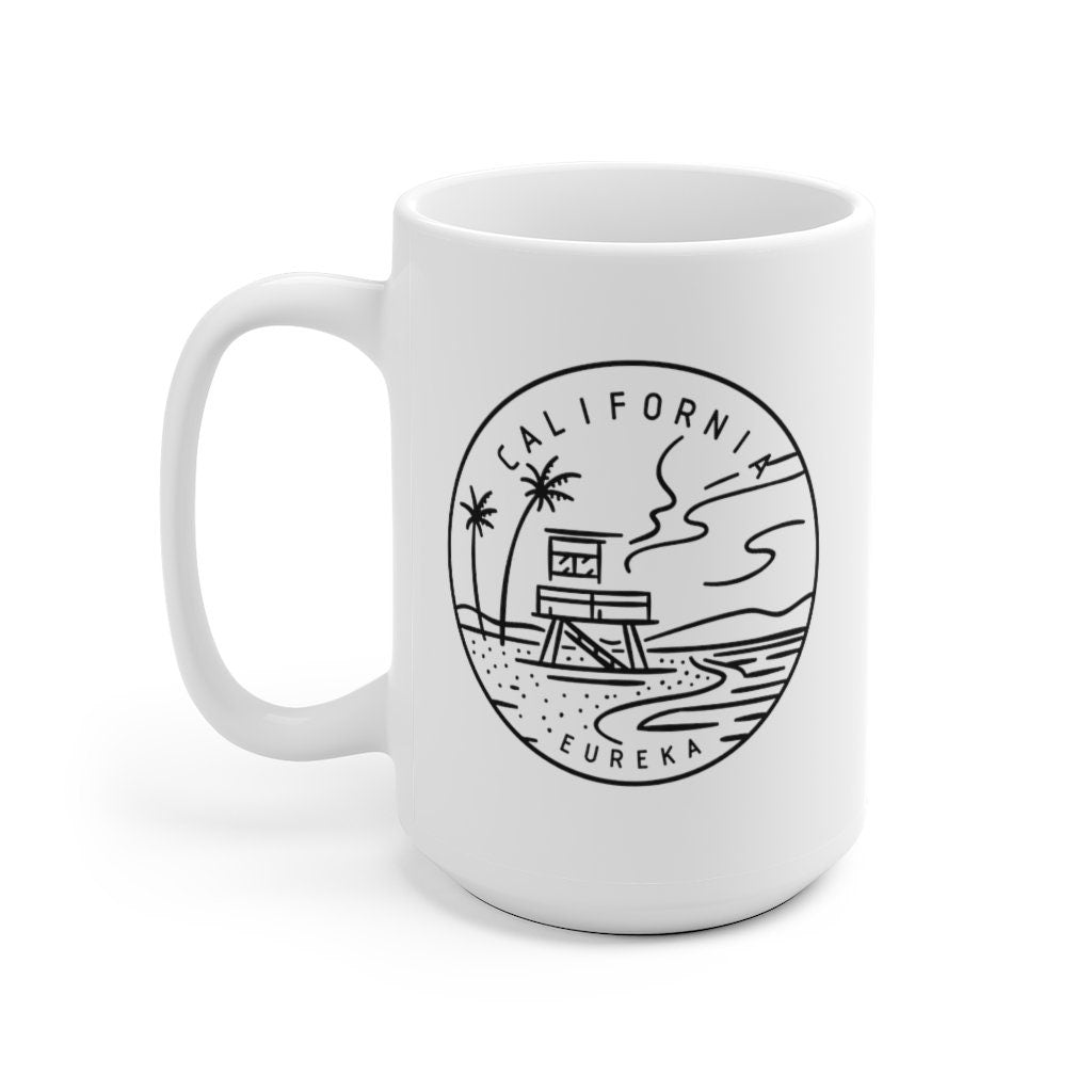 California Mug State Design Ceramic California Mug 11oz 15oz Personalization Available Graphic Tee – Feel-Good Design · Must-Have Style