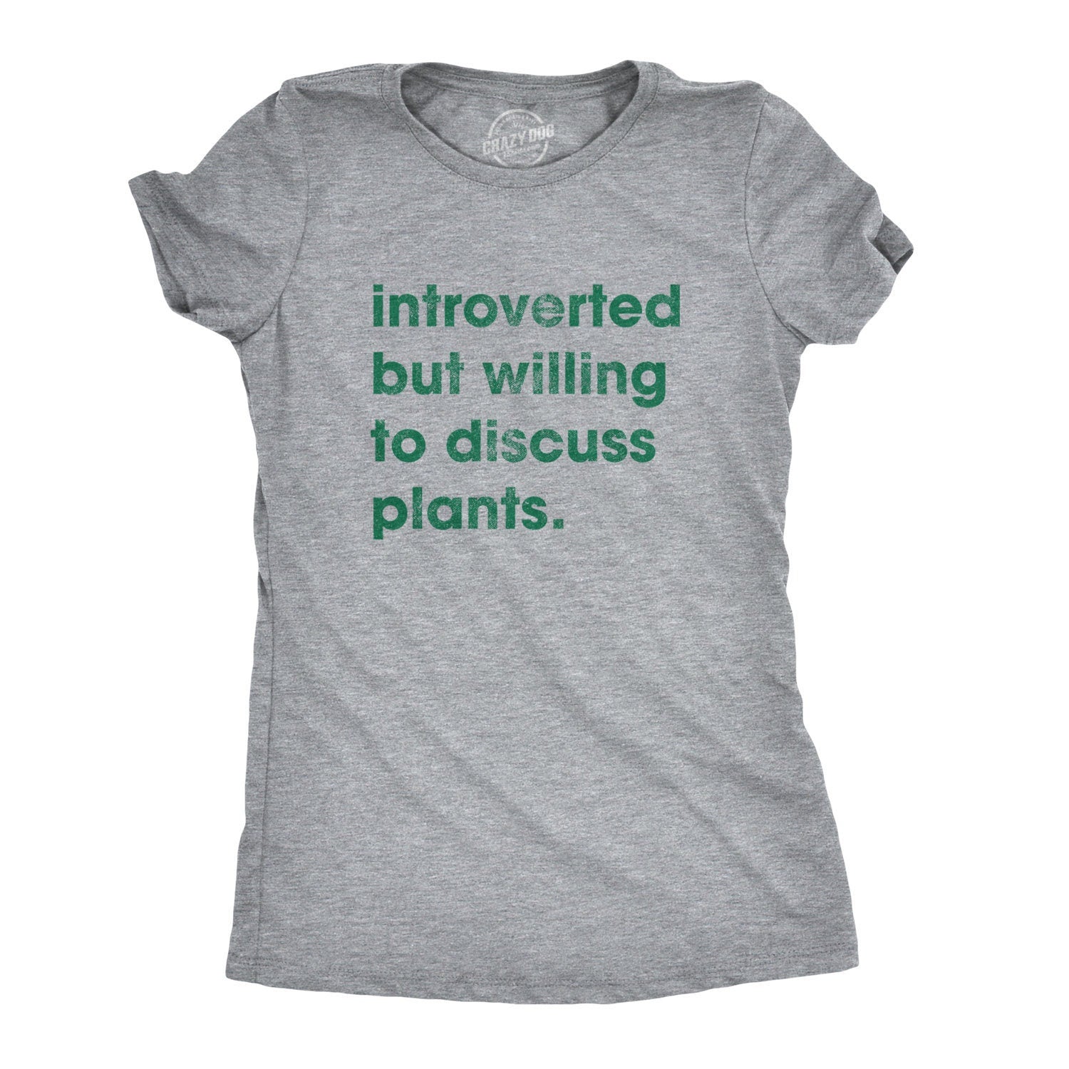 Introverted Willing To Discuss PlantsSarcastic Gardeners GiftsI Love Gardening ShirtFunny Mom Botany ShirtGarden Plant TShirtsOutdoors Graphic Tee – Feel-Good Design · High-Quality Print