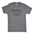 Grumpa Like Grandpa Only Grumpier Grandad Tee Gift For Grandpa Funny Shirts For GrandpaGrandpa BirthdayFather39s Day Papa Gifts Graphic Tee – Aesthetic Look · Great Gift For Fans