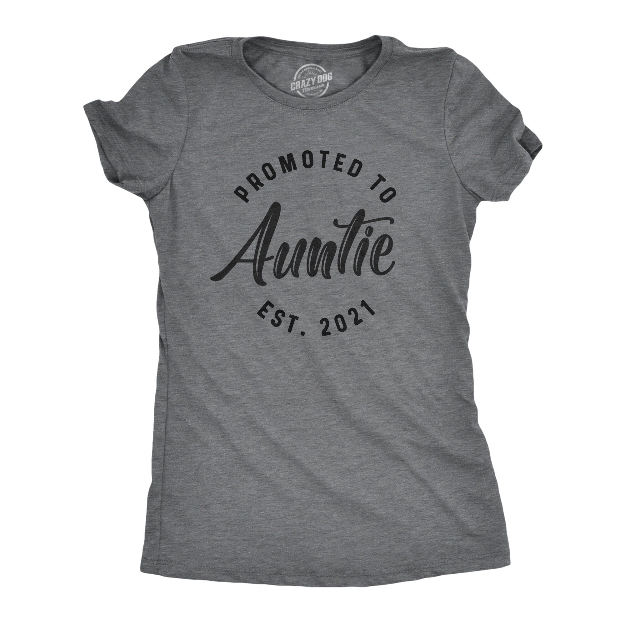 Promoted To Auntie 2021 Funny Aunt Shirt Gift For Aunt Auntie Tees Funny Shirt For Women Aunt Shirt Funny Cute Gifts For Aunts Graphic Tee – Soft Feel · Great Gift For Fans