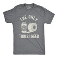 Only Tools I Need Shirt Beer And Toilet PaperFunny Dad ShirtFathers Day ShirtDad Shirts Beer Drinking Shirts Beer Shirts Dad Drinking Graphic Tee – Easygoing Wear · High-Quality Print
