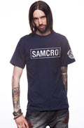 Official Sons of Anarchy Samcro Men39s Navy T Shirt Graphic Tee – Easygoing Wear · Top Pick For Any Outfit