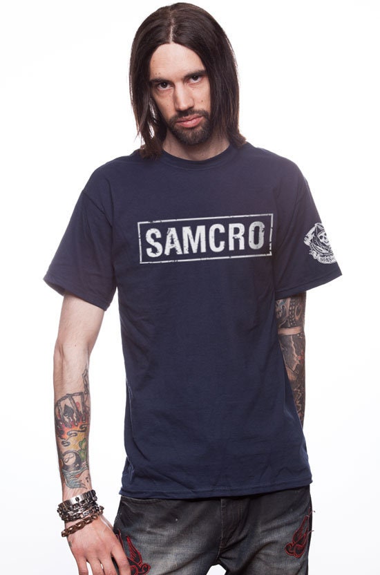 Official Sons of Anarchy Samcro Men39s Navy T Shirt Graphic Tee – Easygoing Wear · Top Pick For Any Outfit