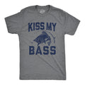 Fathers Day Fishing T shirt Humor Angling Shirt Punny Gag Meme Fisherman Loose Fit Tee Joke Fishing Gifts Kiss My Bass Graphic Tee – Cozy Vibes · Perfect For Daily Wear