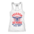 Freedom So Hard Sleeves Fell Off Patriotic Tank Independence Day Tank Top 4th Of July Shirt USA Shirt America Shirt Workout Tanks Tank Top – Cozy Vibes · Trending Graphic Apparel