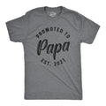Promoted to PAPA Est 2021 Shirt Mens Funny Shirt Tee For Dad Fathers Day Gift Best Grandpa Shirt New Year Gramps Shirt Grandpa Shirts Graphic Tee – Warm & Stylish · Must-Have Style