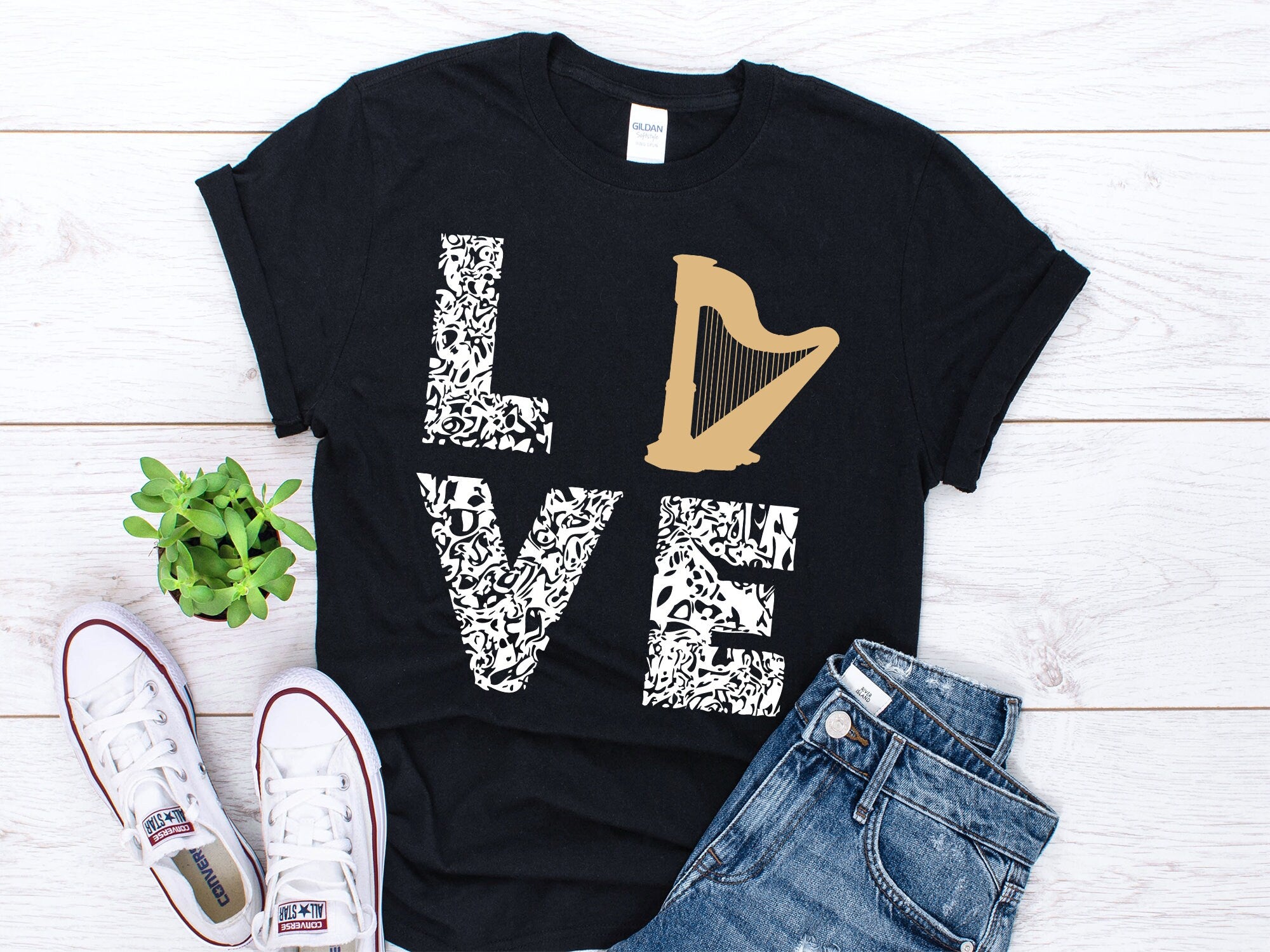 Harp Shirt Harp Lover Shirt Harpist Gift Harp Musical Instrument Shirt Harp Instrument Gift Musican Shirt Harp Gift Unisex Shirt Graphic Tee – Fan Favorite · Trending Graphic Apparel