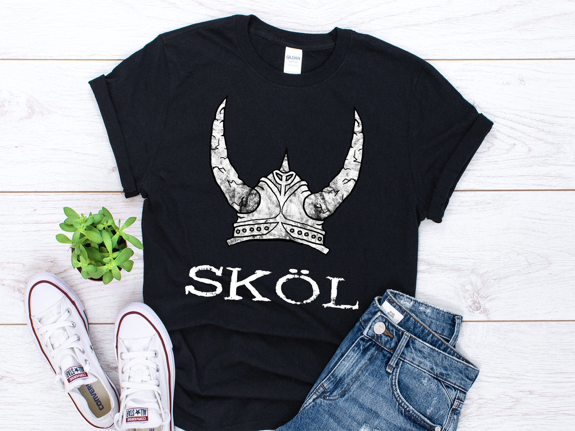 Skol Shirt Viking Helmet Shirt Vintage Viking Shirt Viking Warrior Shirt Nordic Scandinavian Gift Norse Mythology Shirt Unisex Shirt Graphic Tee – Bold Style · Trending Graphic Apparel