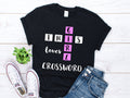 Crossword Shirt Crossword Puzzle Shirt Crossword Lover Crossword Puzzle Game Gift Solving Clue Shirt Crossword Girl Woman Shirt Graphic Tee – Fan Favorite · Must-Have Style