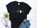 Italy Heart T Shirt Italian Heartbeat EKG Pulse T Shirt Italia Tee Unisex Shirt Italiano Tshirt Italian Pride Gifts Italian Flag Shirt Graphic Tee – Bold Style · Must-Have Style