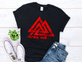 Valknut Shirt Valknut Symbol Gift Viking Shirt Valhalla Shirt Pagan Gift Norse Mythology Shirt Valknut Gift Vintage Unisex Shirt Graphic Tee – Soft Feel · Trending Graphic Apparel