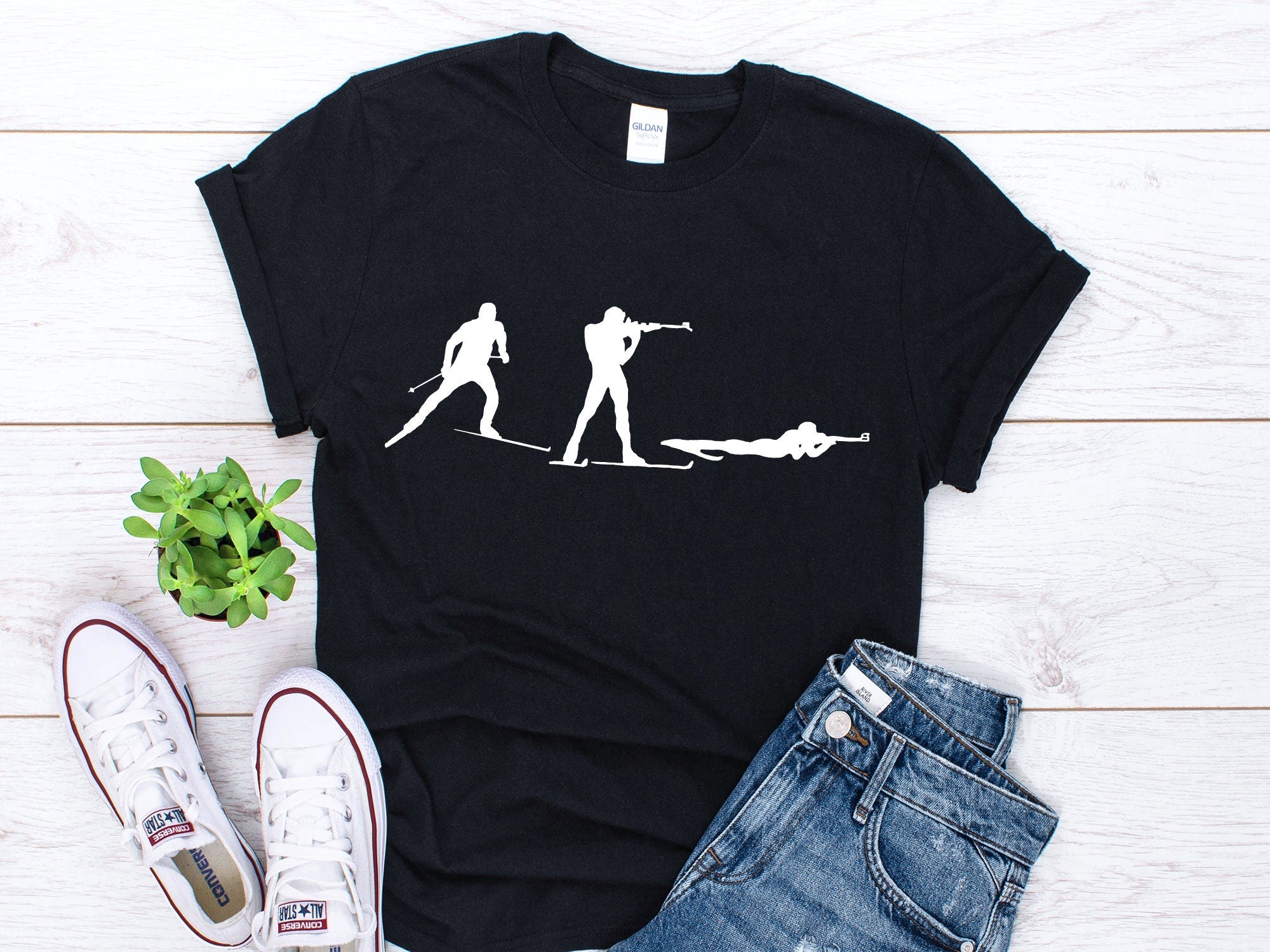 Biathlon Shirt Biathlete Shirt Biathlon Gift Winter Sport Gift Biathlete Position Shooting Gift Shooting Sport Shirt Unisex Shirt Graphic Tee – Fan Favorite · Must-Have Style