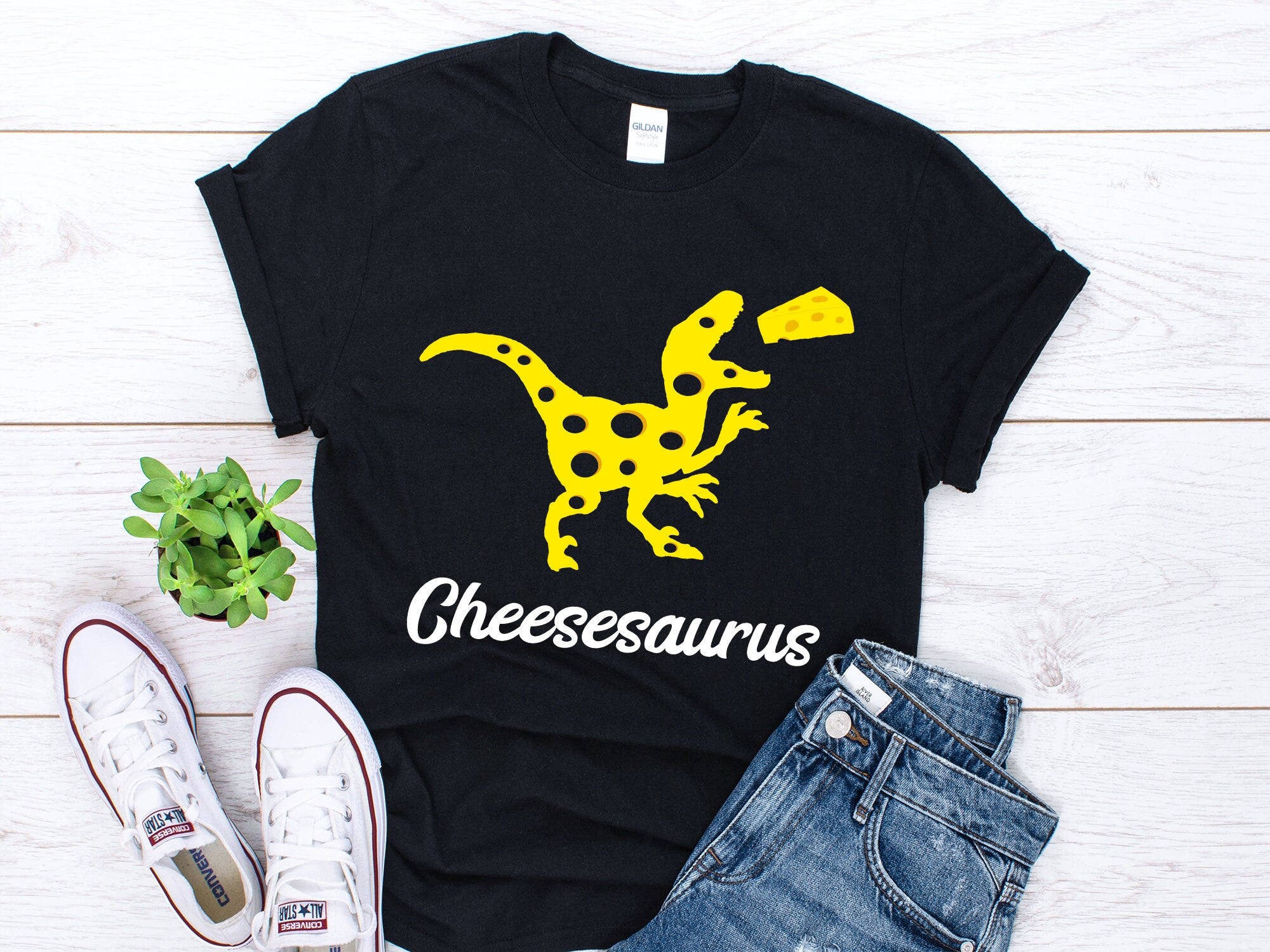 Cheese Shirt Funny Dinosaur Shirt Holey Cheddar Shirt Funny Cheese Gift Holey Gouda Shirt Edam Gift Dairy Shirt T Rex Unisex Shirt Graphic Tee – Soft Feel · Perfect For Daily Wear