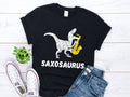 Saxophone Shirt Funny Dinosaur Shirt Sax Shirt Saxophone Gift Sax Gift Sax Music Instrument Dino T Rex Shirt Jazz Music Unisex Shirt Graphic Tee – Aesthetic Look · Top Pick For Any Outfit