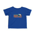 Truckee California Baby Shirt Retro Mountain Truckee Infant Newborn TShirt Personalization Available Graphic Tee – Warm & Stylish · Trending Graphic Apparel