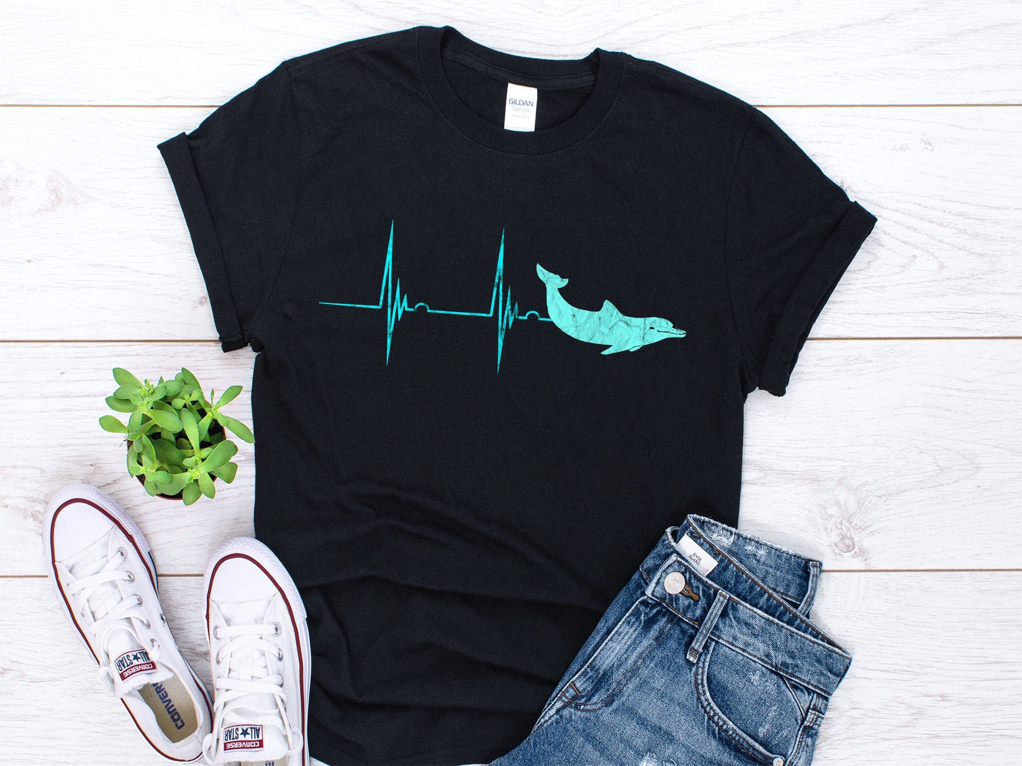 Dolphin Heartbeat Shirt Bottlenose Dolphin Shirt Dolphin Lover Shirt Dolphin Trainer Shirt Cetaceans Gift Mammals Shirt Unisex Shirt Graphic Tee – Easygoing Wear · Trending Graphic Apparel