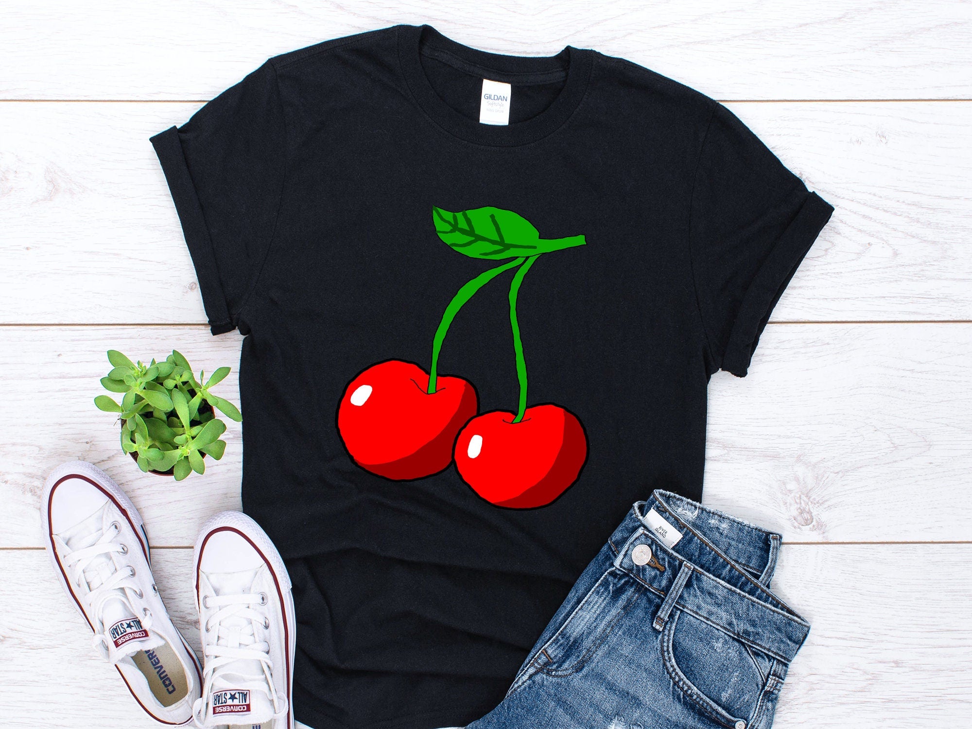 Cherry Shirt Cherries Shirt Red Cherry Lover Shirt Sweet Cherry Gift Summer Fruit Shirt Cherries Gift Cherry Fruit Gift Unisex Shirt Graphic Tee – Easygoing Wear · Must-Have Style