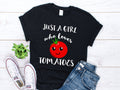 Tomato Shirt Just A Girl Shirt Red Tomato Lover Shirt Red Tomato Girl Gift Vegetables Shirt Veggie Shirt Cute Tomato Gift Kawaii Face Graphic Tee – Premium Graphic · Must-Have Style